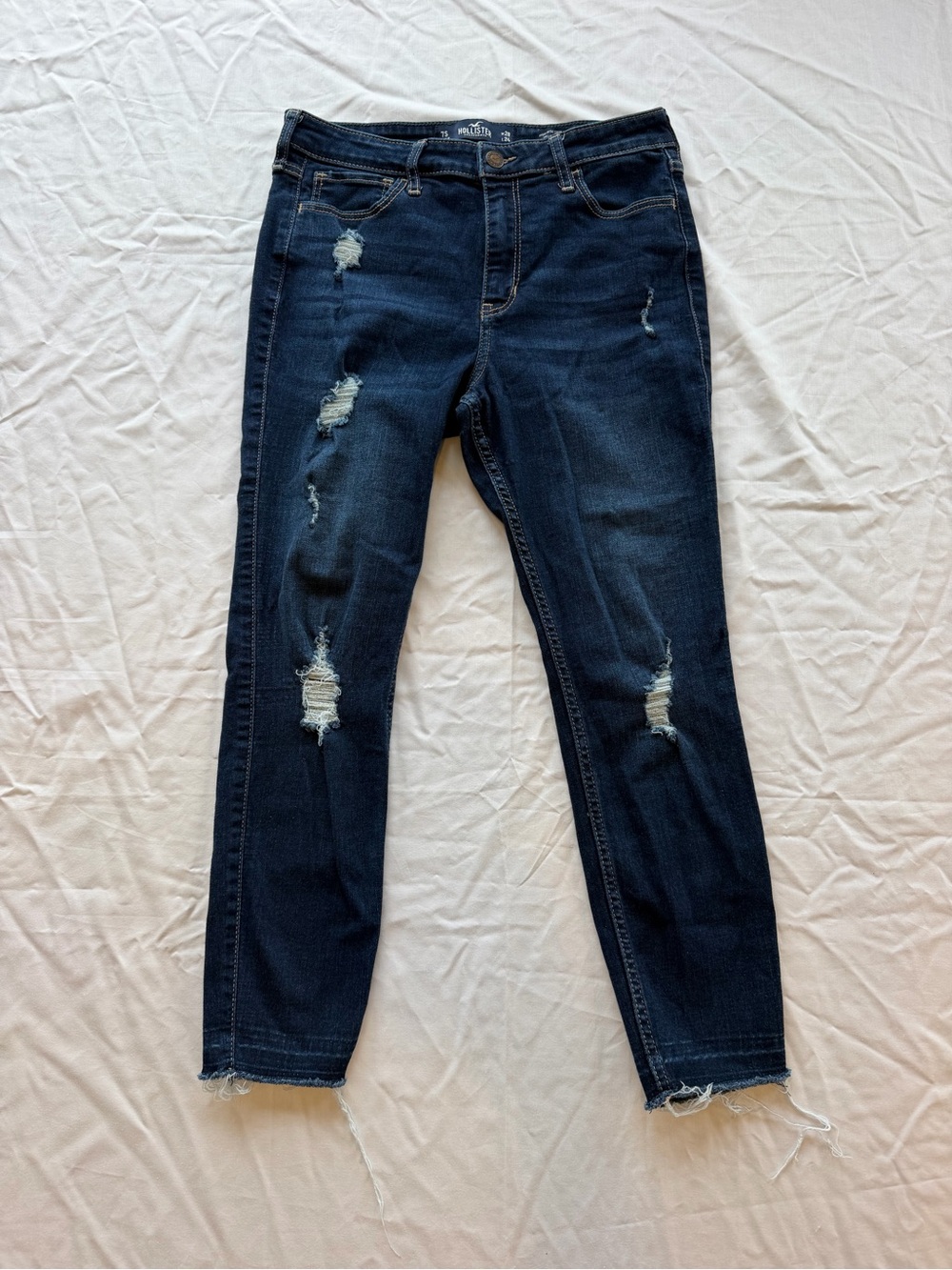 Hollister Indigo Ripped Skinny Jeans
